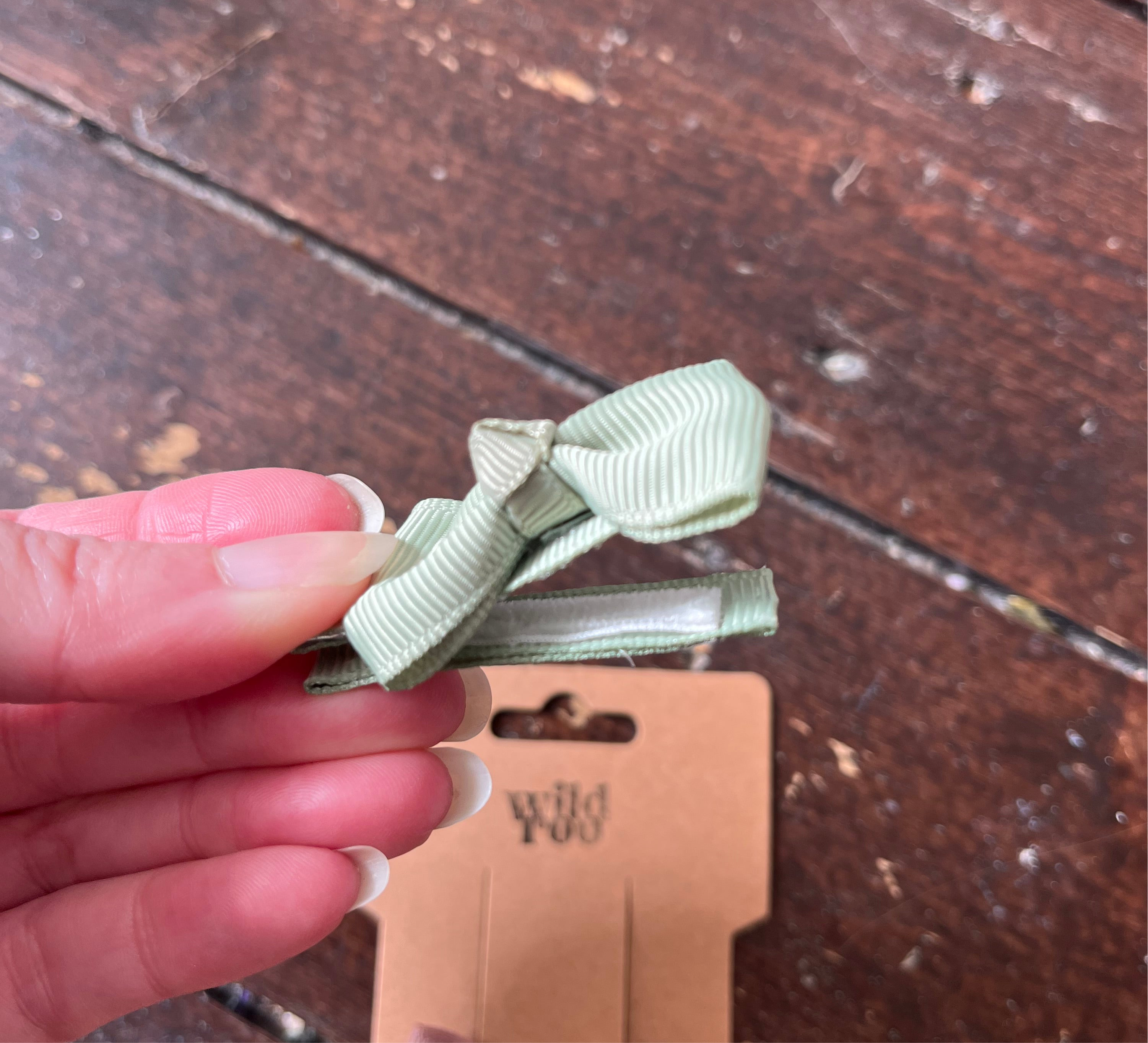 Baby/toddler bow hair clips