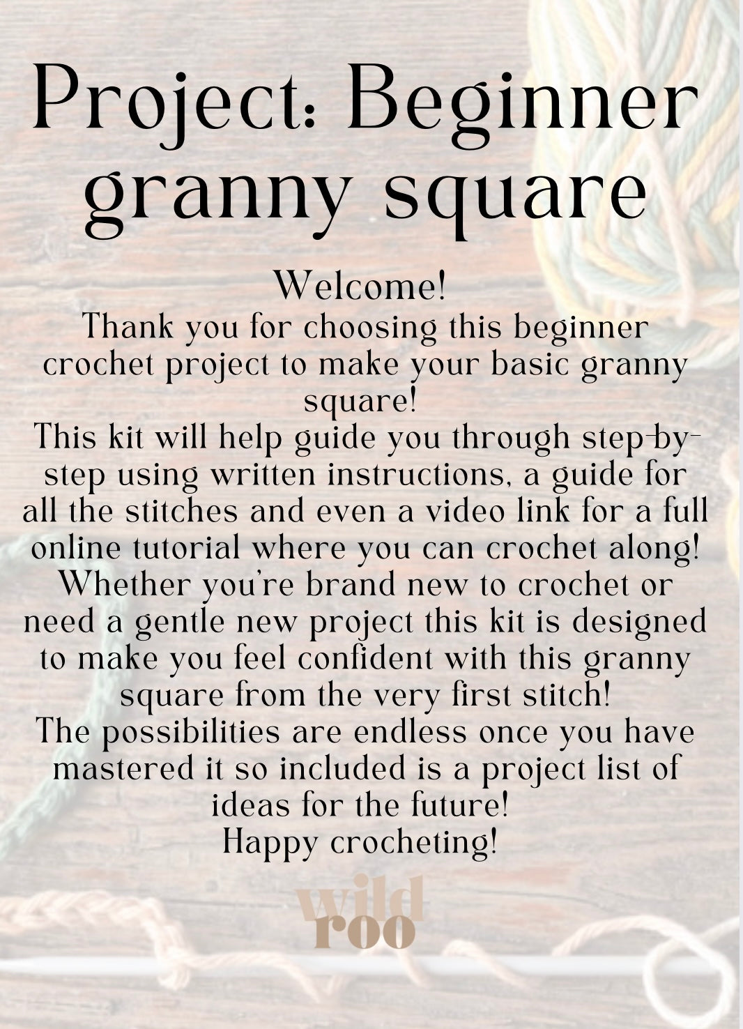 Basic granny square guide and tutorial